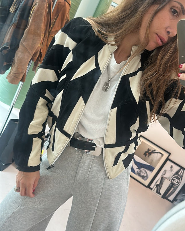 Bombers / veste bicolore T36-38 - 2