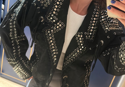 Veste en daim vintage - 1