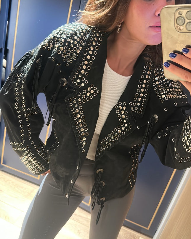 Veste en daim vintage - 1