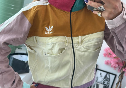 Veste jean adidas custom - 1