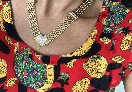 Collier vintage doré