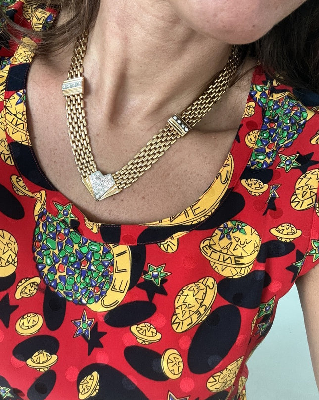 Collier vintage doré