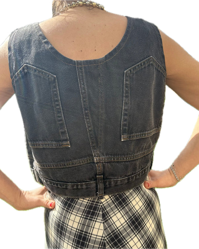 TOP EN JEAN VINTAGE