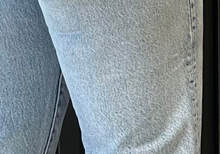 Jean Levi’s vintage taille haute – pièce unique customisée