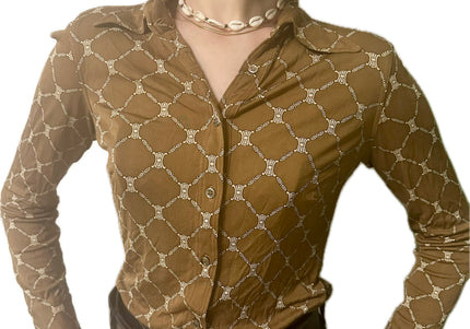 Chemise Céline vintage 100% soie – Taille 36