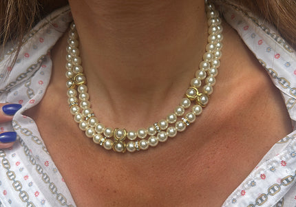 Collier perles de culture Vintage