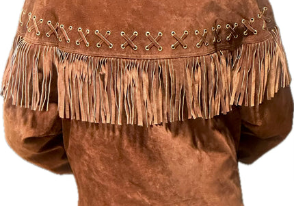 SURCHEMISE EN DAIM MARRON