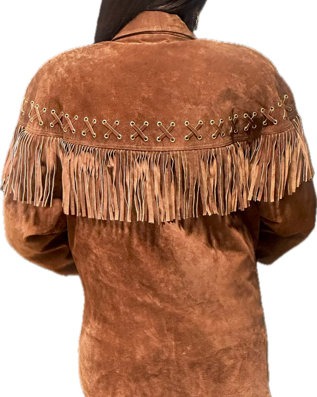 SURCHEMISE EN DAIM MARRON