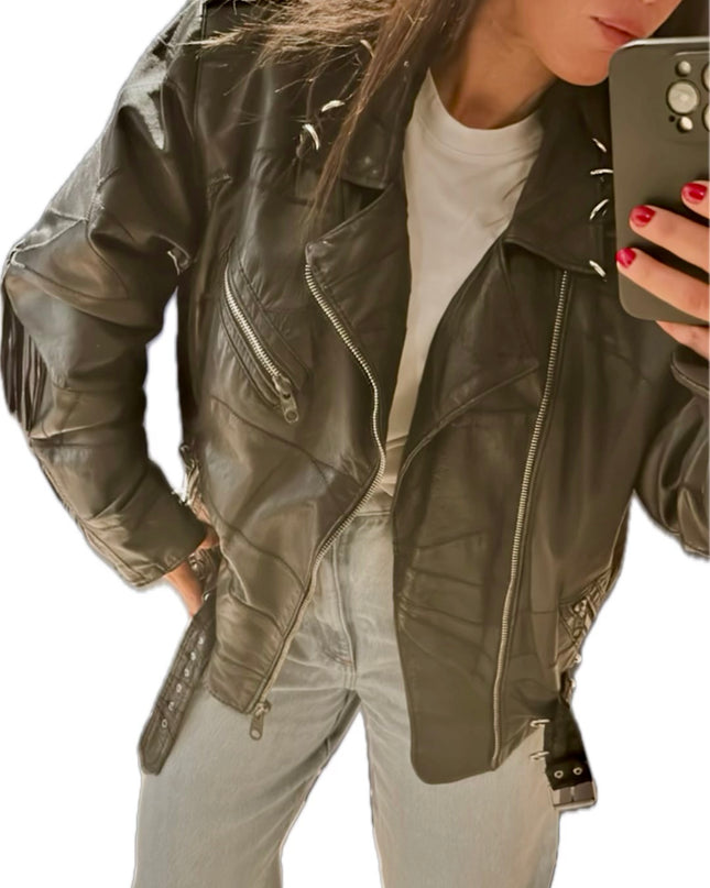 PERFECTO EN CUIR PATCHWORK