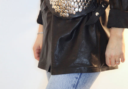 BANANE EN CUIR VINTAGE