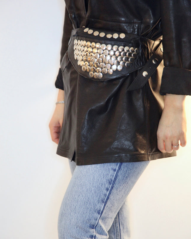 BANANE EN CUIR VINTAGE