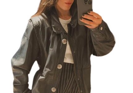 BLOUSON VINTAGE MARINE OVERSIZE