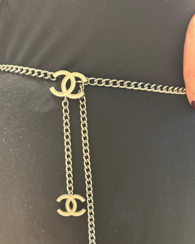 Ceinture chaîne Chanel vintage – Taille unique réglable