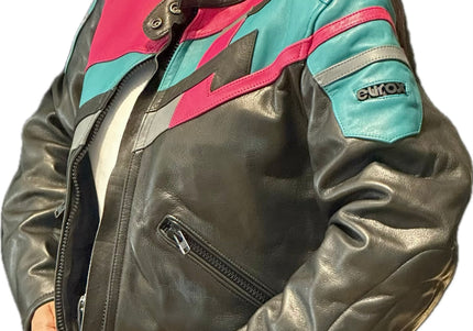 BLOUSON EN CUIR BIKER