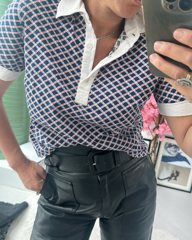 Polo Céline vintage monogrammé – esprit chic & casual