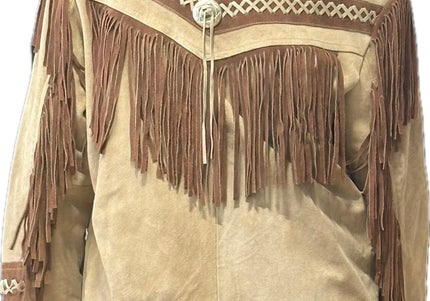 VESTE WESTERN VINTAGE À FRANGES