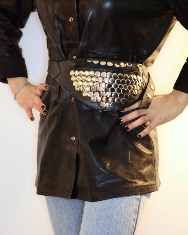 BANANE EN CUIR VINTAGE