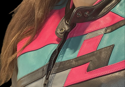 BLOUSON EN CUIR BIKER