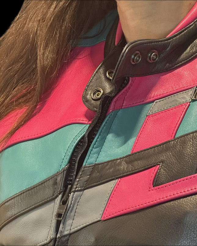 BLOUSON EN CUIR BIKER