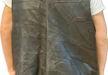 GILET SANS MANCHES EN CUIR
