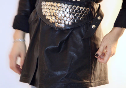 BANANE EN CUIR VINTAGE