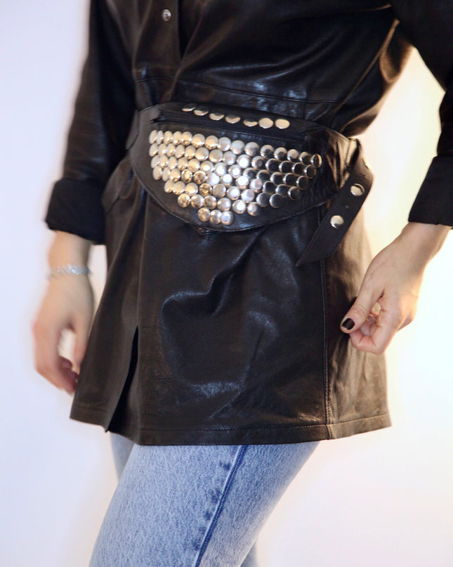 BANANE EN CUIR VINTAGE