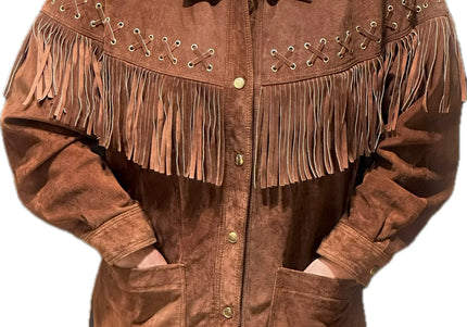 SURCHEMISE EN DAIM MARRON